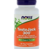 Тестобустер TestoJack 300 от NOW Foods 60 кап